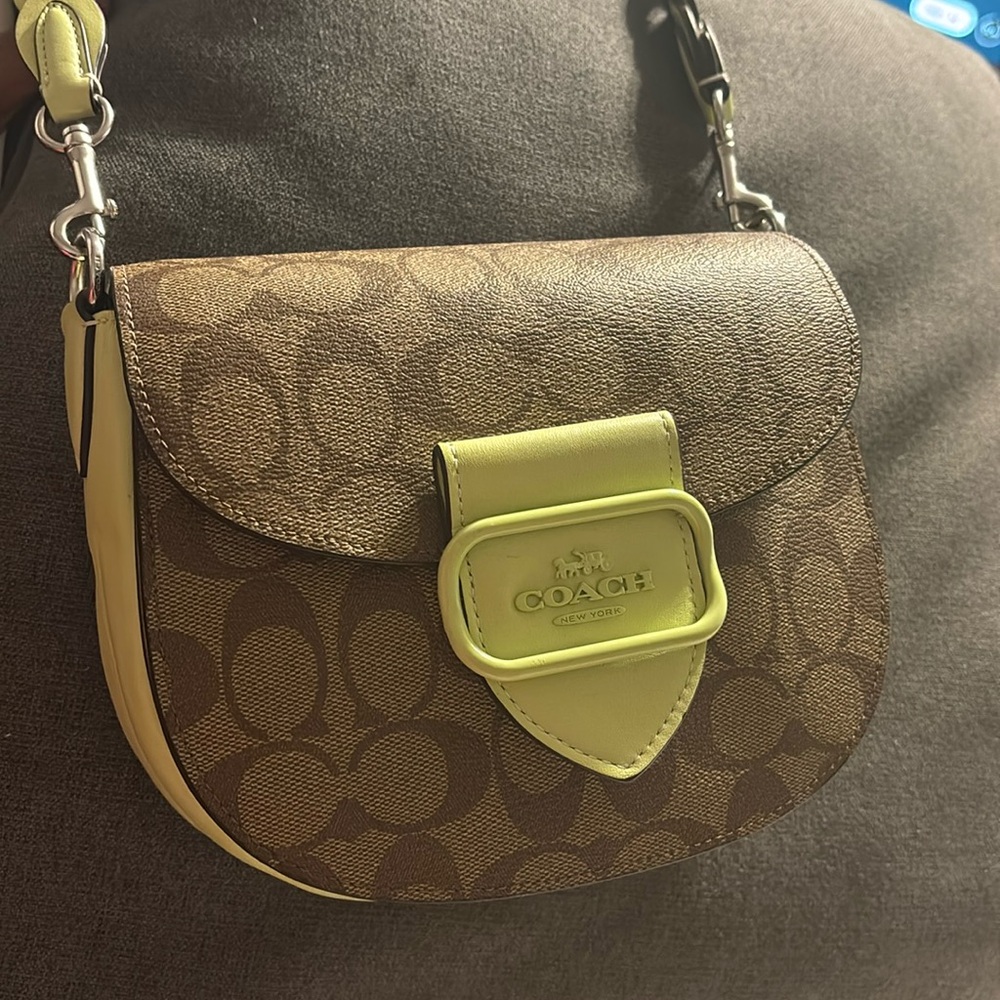 Morgan Saddle Bag In Signature Canvas Coach